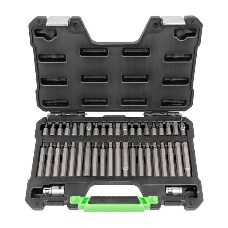 VALIGETTA DI 42 PEZZI CON INSERTI ESAGONALI, A 12 CANTI E TORX 1/2" E 3/8" 50983 JBM