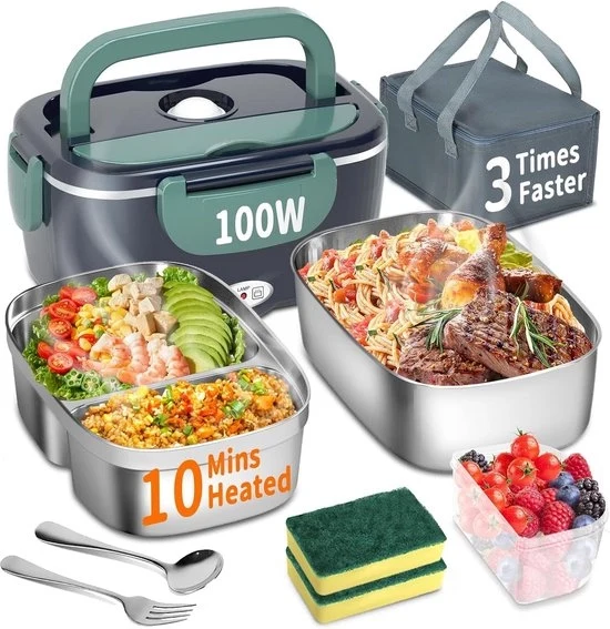 Lunchbox elettrico portatile 1,8L - blu