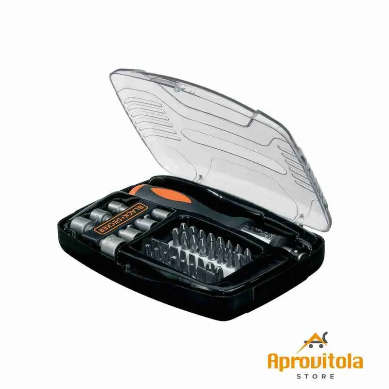 Set per Avvitare con Cricchetto 40 Pezzi | BLACK+DECKER