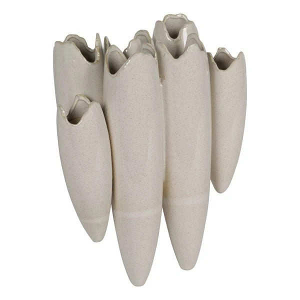 Tulipaniera Avorio in Ceramica