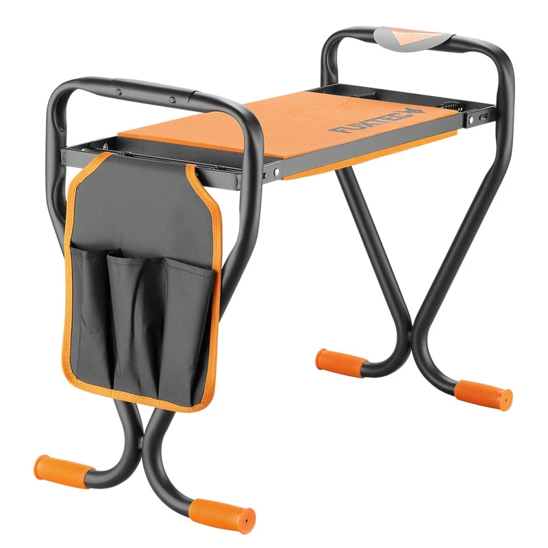 B-WARE FUXTEC Panca da lavoro, sgabello per il giardino FX KB1
