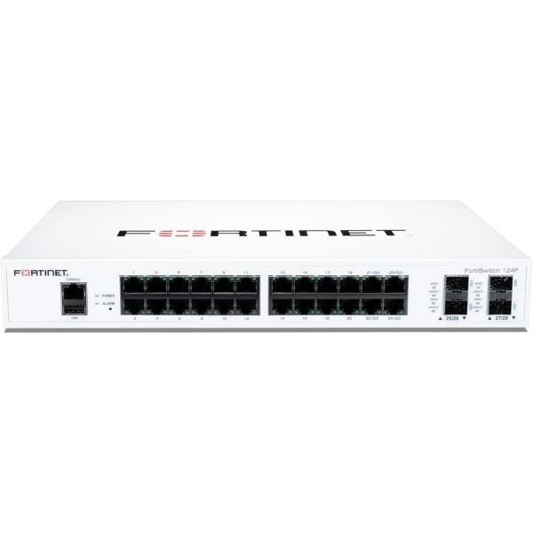 Fortiswitch-124f fortiswitch-124f switch con 24 p. ge + 4 p. sfp+ + 1 p. console rj45 - FS-124F