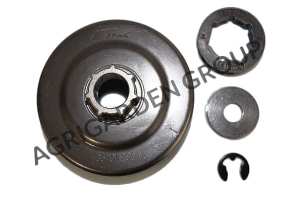 Rocchetto anulare campana frizione 3/8 7 denti originale Stihl motosega 044, 046, ms 341, ms 361 c