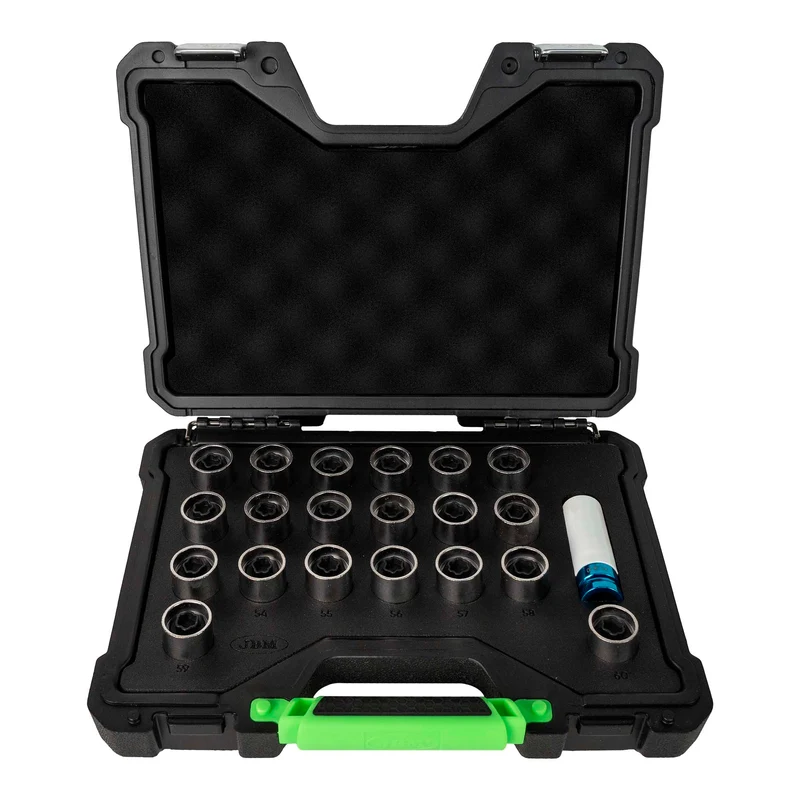 SET DI 21 CHIAVI PER BULLONE DI BLOCCO RUOTA PER BMW 54810 JBM
