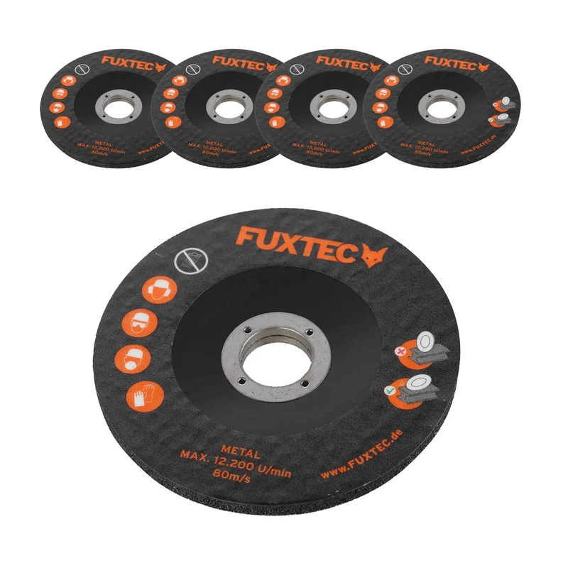 Set di 5 dischi da 115 mm per smerigliatrice angolare a batteria da 20 V FX-E1WS20