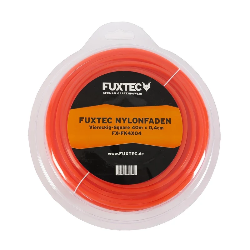 FUXTEC Filo di nylon quadrato 40 m x 0,4 cm