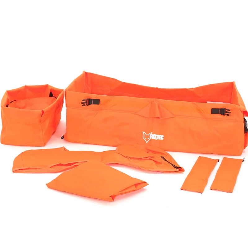 Carretto con copertura in tessuto completo di arancione CT-500