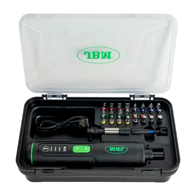 CACCIAVITE A BATTERIA A 3 VELOCITÀ CON PUNTE 54860 JBM