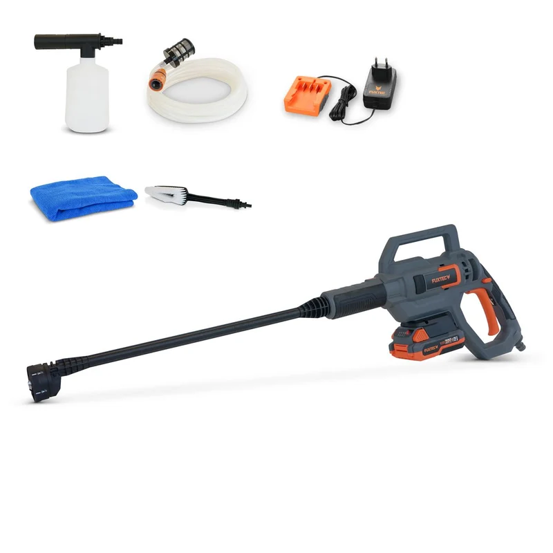 Pistola idropulitrice ad alta pressione a batteria 20V FUXTEC Set con batteria FX-E1HDR20