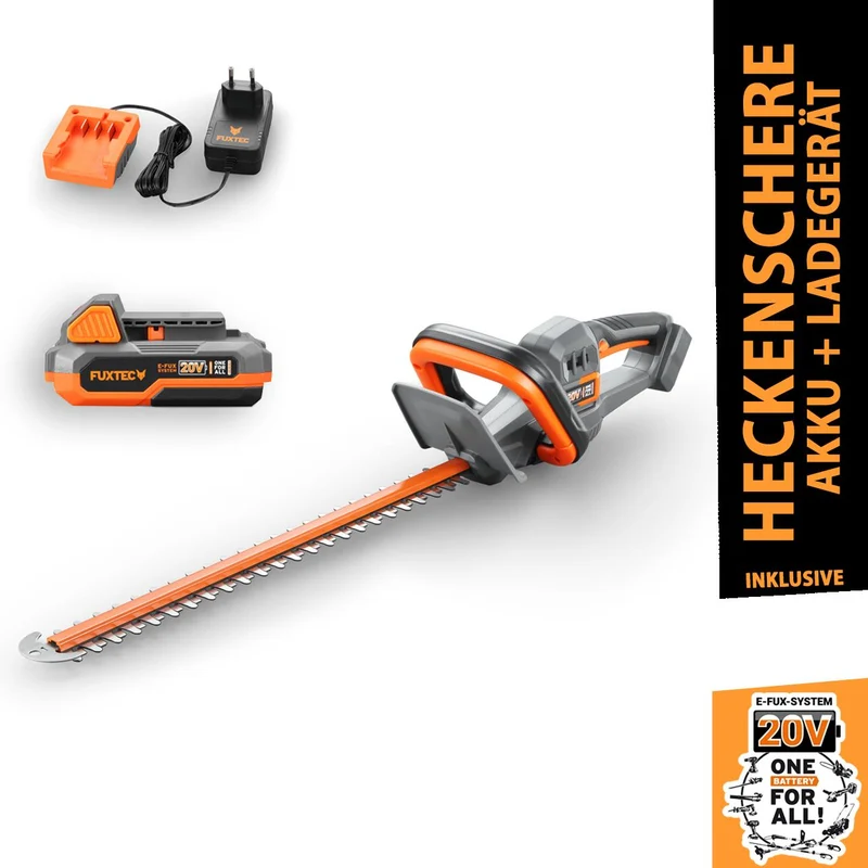 Tagliasiepi Tosasiepi a batteria 20V SET FX-E1HS20 kit incl. batteria e caricabatterie