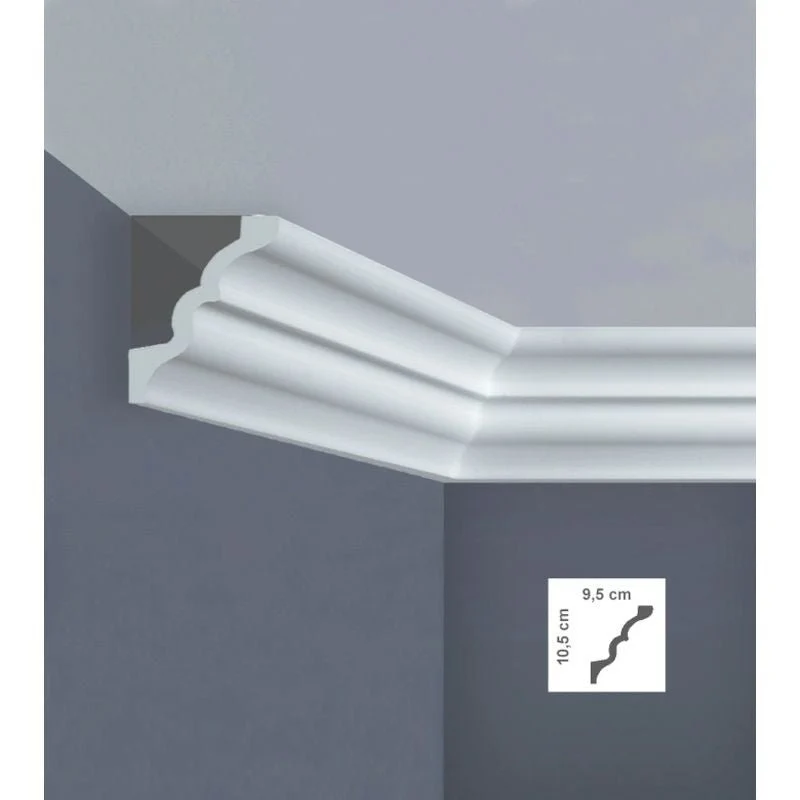 Cornice I775 in Polistirene Estruso per Soffitti e Illuminazione LED | Bovelacci -5pz