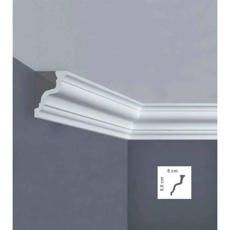 Cornice I763 in Polistirene Estruso per Soffitti | Bovelacci -5pz