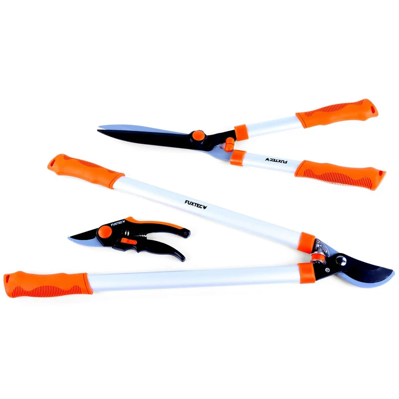 Cesoie FUXTEC premium - SET di 3 - cesoie per rami, cesoie per potatura, cesoie