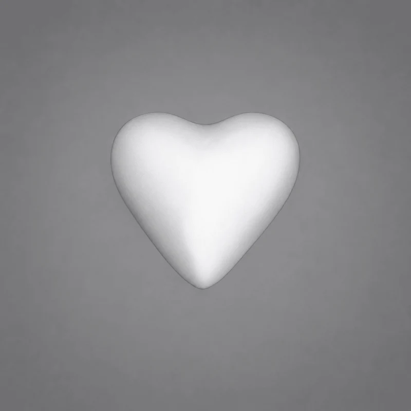 Cuore in polistirolo Decorativo 15 cm | Bovelacci