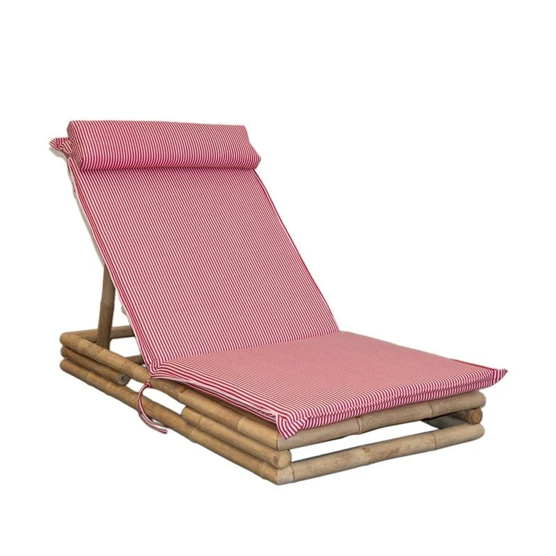 Seduta Cuscino a Righe in Bamboo