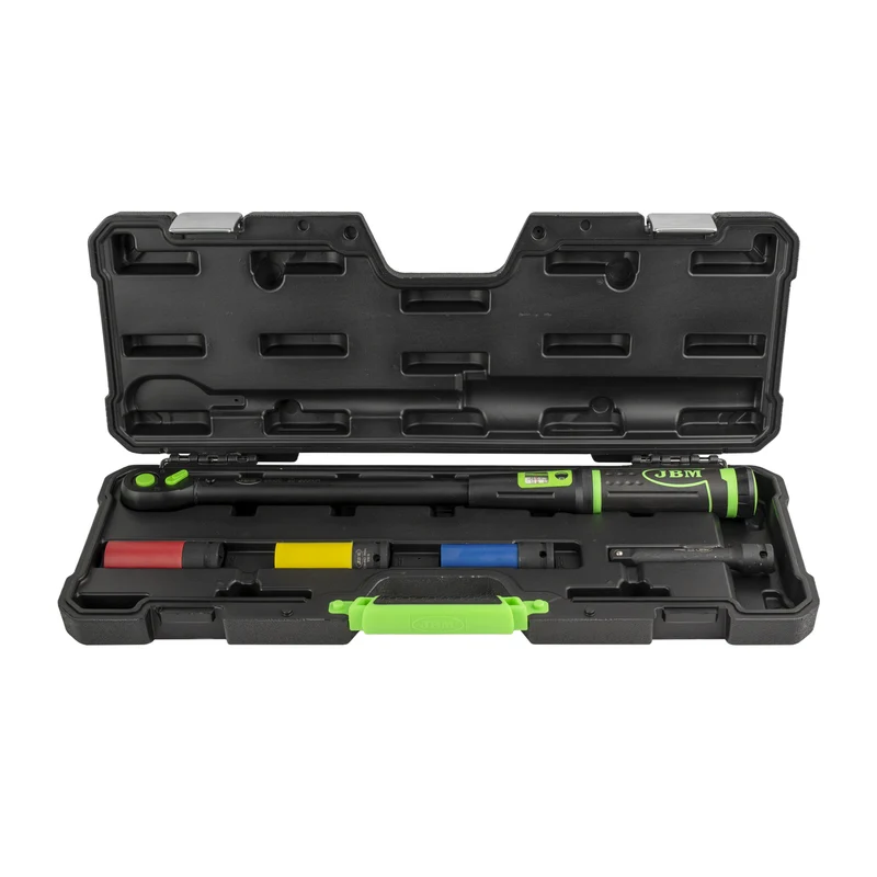 SET DI UTENSILI DA 5 PEZZI CON CHIAVE DINAMOMETRICA 1/2" E FINESTRA DI VISUALIZZAZIONE 54785 JBM
