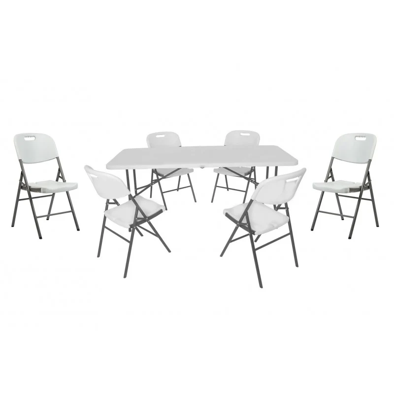 Set da giardino con tavolo e sedie pieghevoli Catering | Xone