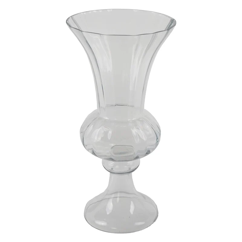 Vaso Trasparente in vetro a trombetta