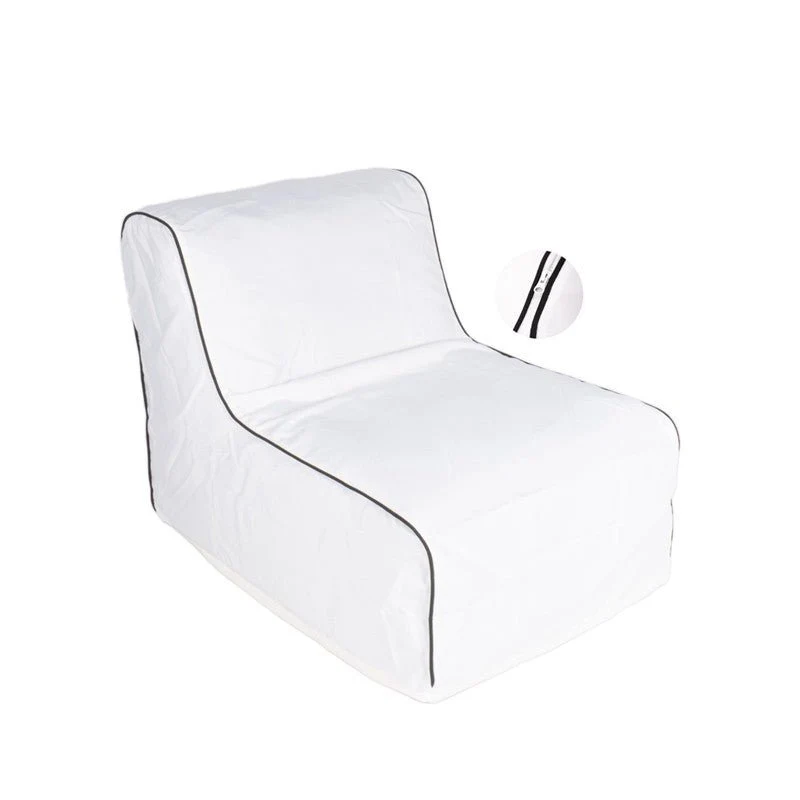Modulo seduta gonfiabile bianco in PVC