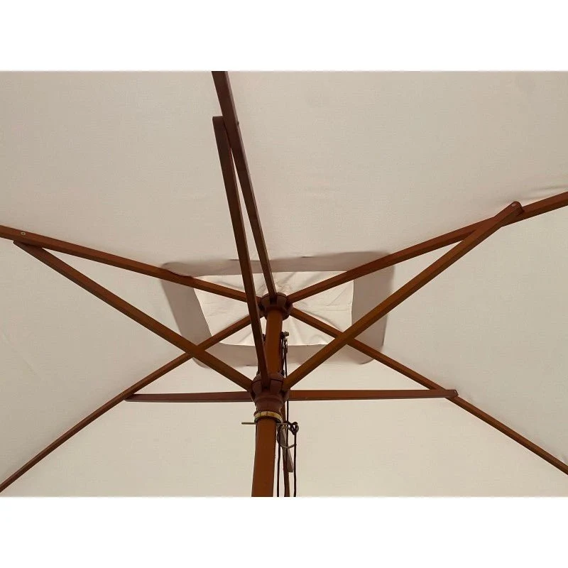 Ombrellone da giardino in legno De Lux 3x2 mt Moia
