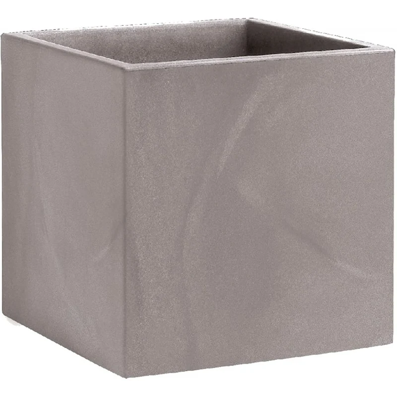 Vaso Cubo Momus Cenere 50cm