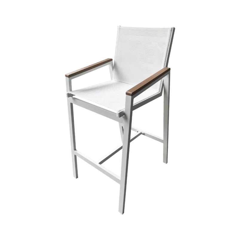 Sgabello bar in alluminio Elios | Xone