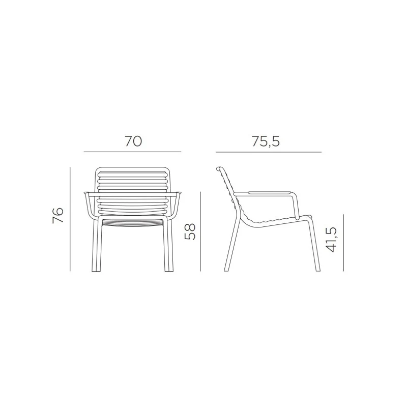 Poltrona da giardino Doga Relax | Nardi