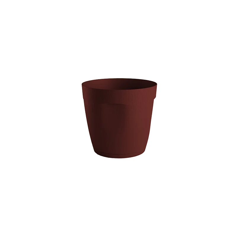 Equa Set Vaso Conico Striato castagno 20cm