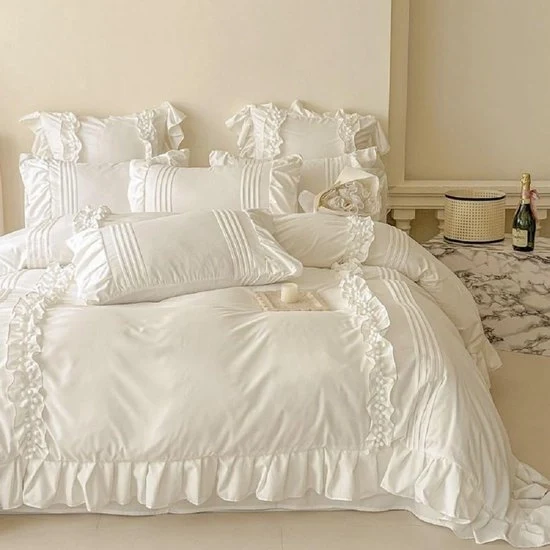 Set di lenzuola romantico - 135x200 cm - 100% microfibra - set di 1 pezzo