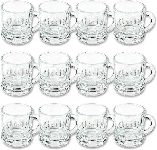 Bicchieri da shot 3cl - Stilizzati e Funzionali - 12 pezzi