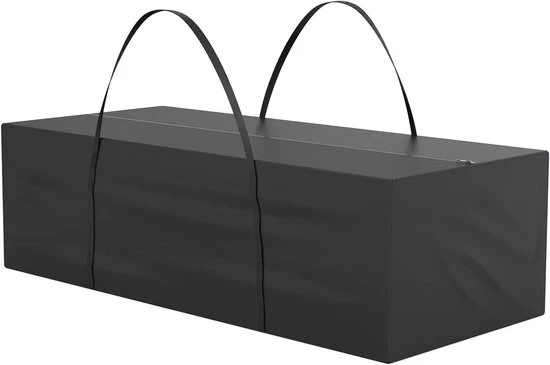 Tas di Stoccaggio per Cuscini da Giardino - Resistente ai Raggi UV e Resistenze alle Scalfitture - 1 pezzo - Nero - Oxford - 173 x 76 x 51 cm