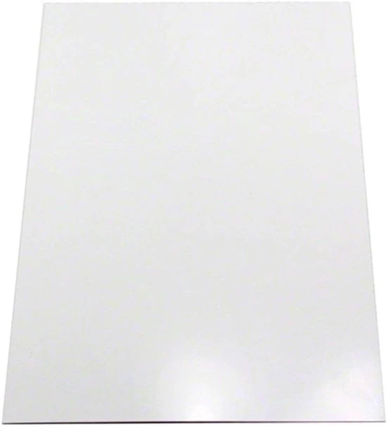 Vel Adesivo per Parete - Ideale per Ufficio e Casa - 1 Pezzo - Bianco Luccicante - Autoadesivo