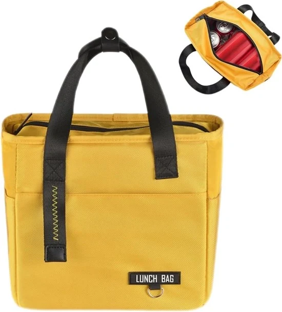 Contenitore refrigerante per alimenti - 8 litri - impermeabile - giallo