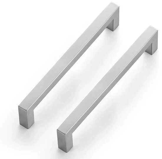 Greppini per mobili - 25 pezzi - argento - acciaio inossidabile - 160 mm