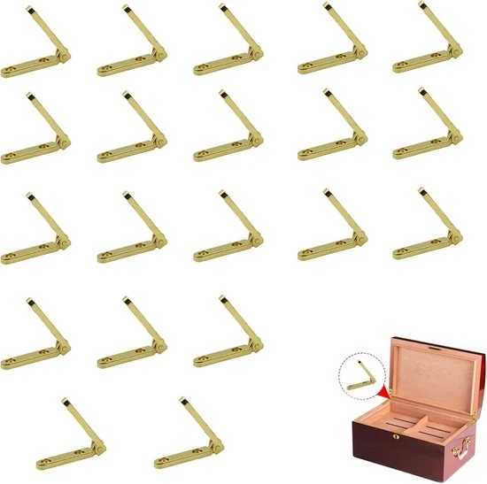Mini scharnieren per mobili - scharnieri nascosti - ottone - 10 pezzi