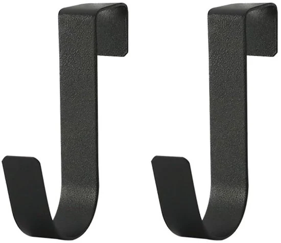 Set di Ganci per Porta - Spazia Risparmiando - Set di 3 - Bianco e Nero