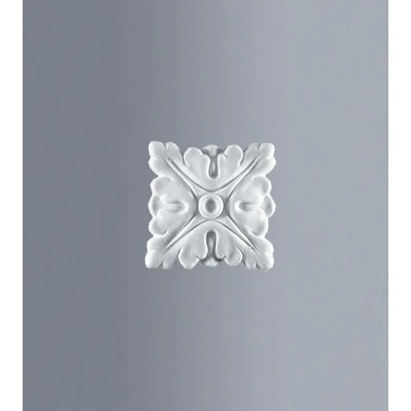 Rosone Decorativo EB13 in Polistirolo 9x9 cm per Soffitti e Pareti | Bovelacci