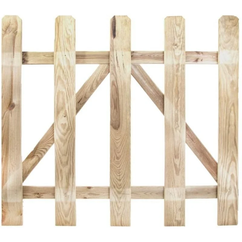 Cancello per recinzione in legno impregnato Verdelook