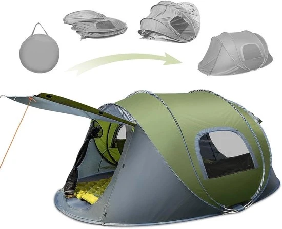 Tenda da Campeggio per 2 Persone - Impermeabile - Tenda da Trekking - Facile da Assemblare