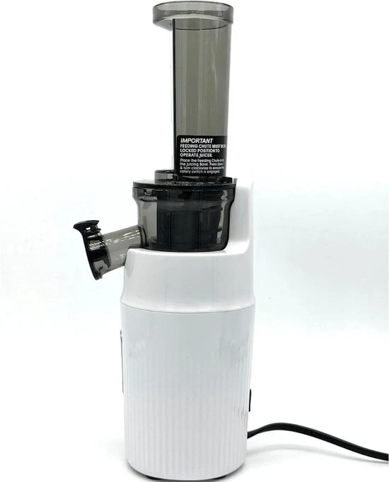 Estrattore Lento - Centrifuga per Succo - Succo Lento - Succo - Verdure e Frutta - Bianco