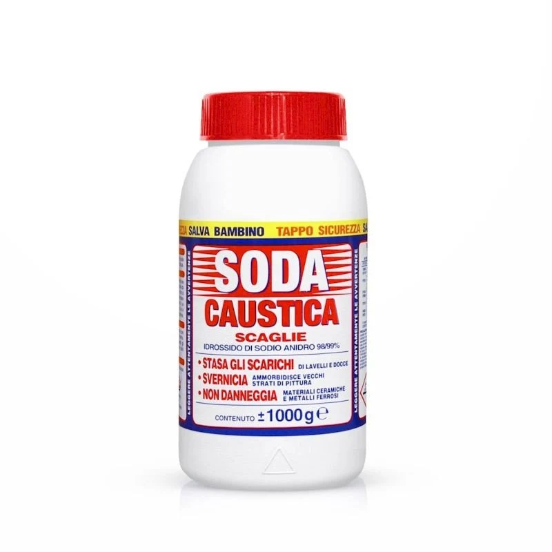 Soda caustica 1000 gr Marten