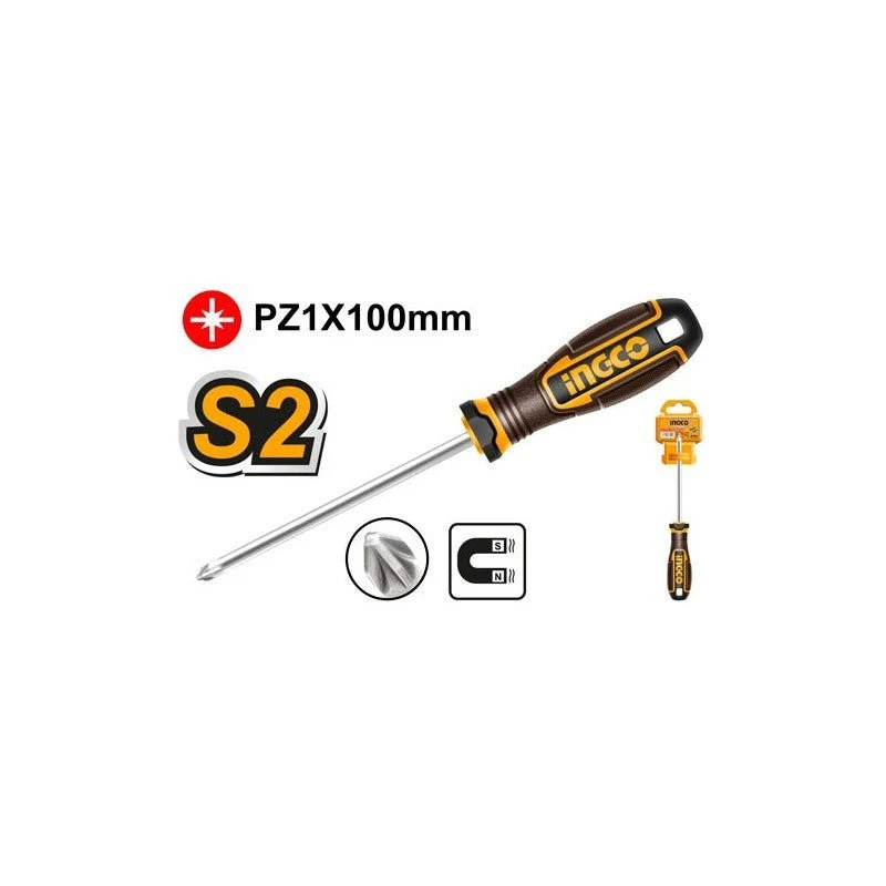 Cacciavite Pozidriv 100mm Magnetico