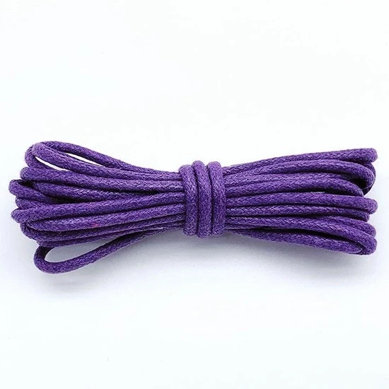 2 paia di cordoni in cotone di 70 cm - Cordoni in cotone di 2,5 mm - Cordoni in cotone robusti - Cordoni in cotone resistenti - Cordoni per stivali - Cordoni impermeabili in pelle - Per scarpe e stivali eleganti
