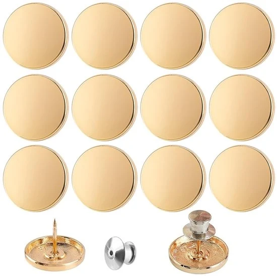 Pins decorativi per cintura per abito da sera in oro giallo
