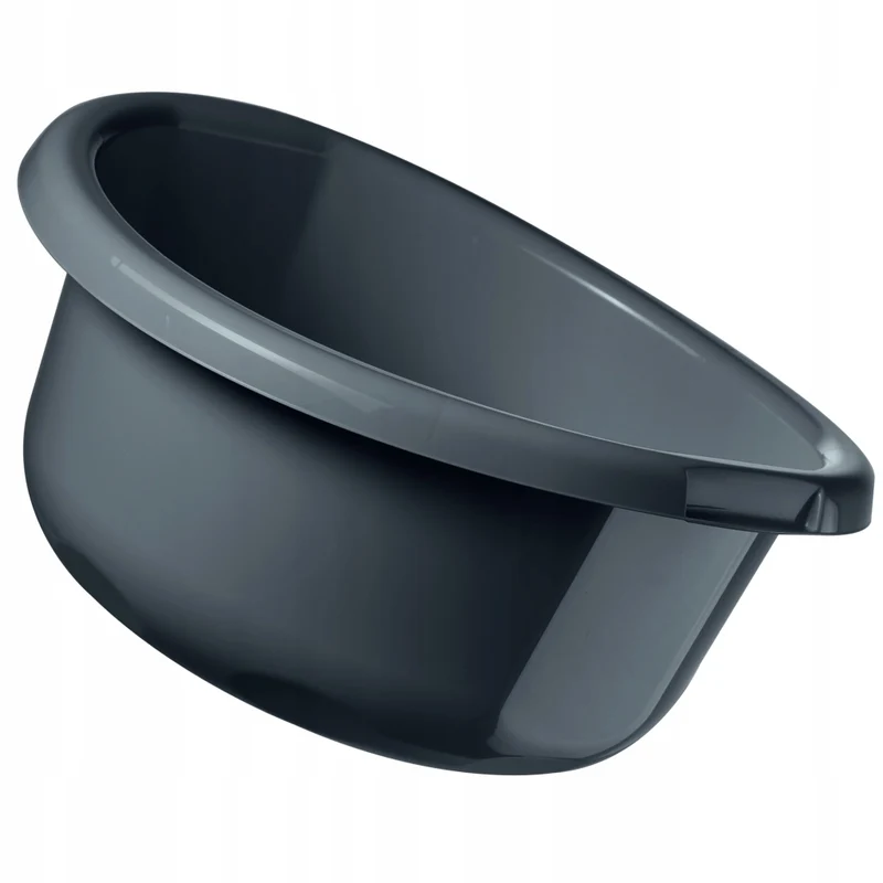 Bacinella in plastica KADAX, forma rotonda, con manici, 11 litri.