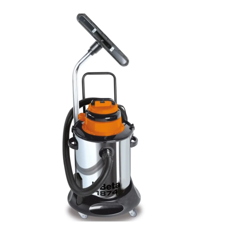 Aspiratore 50 litri per solidi e liquidi bidone in acciaio INOX Beta 1874