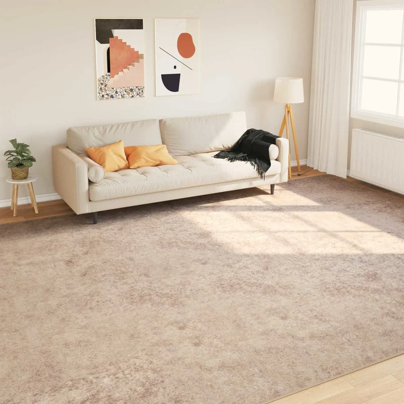 Runner Tappeto MARSA Beige 300 x 400 cm Poliestere e PVC 42023100
