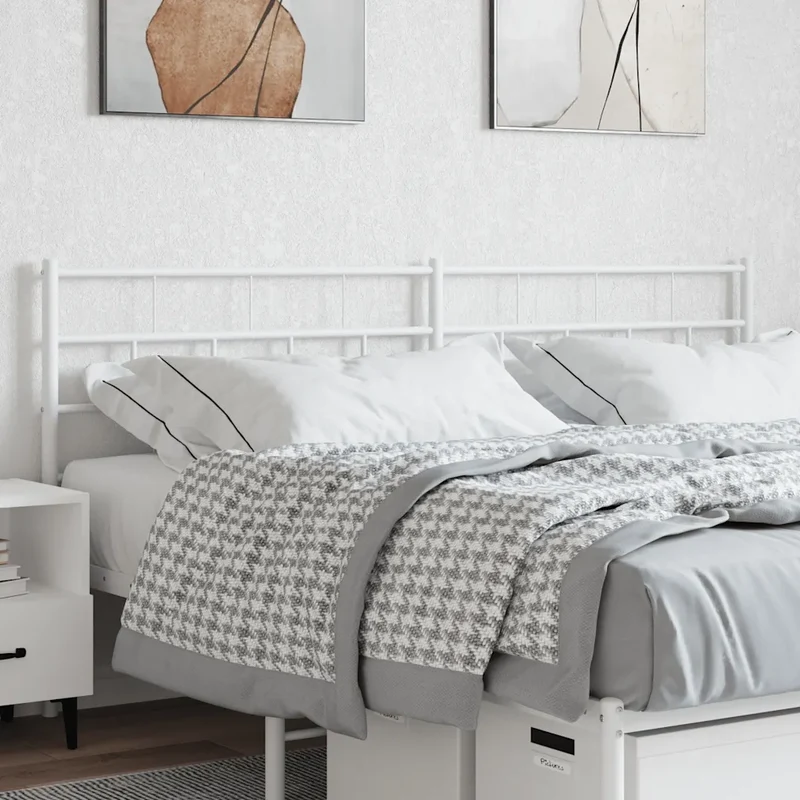Testiera di Ricambio in Metallo Bianco 160 cm 355743