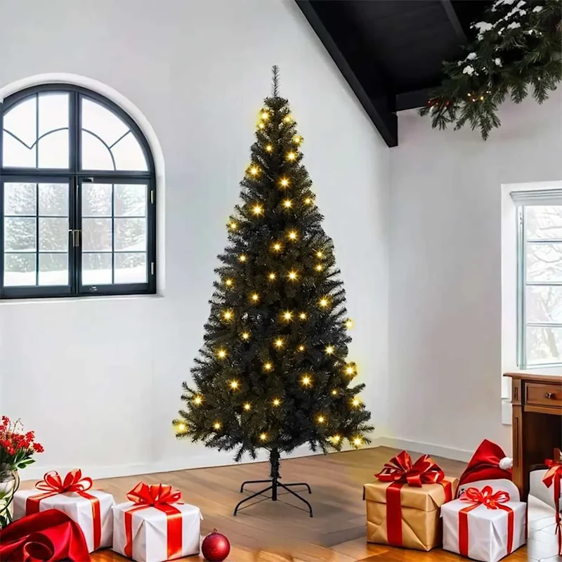 Albero di Natale Nero 180 cm PVC 3396474