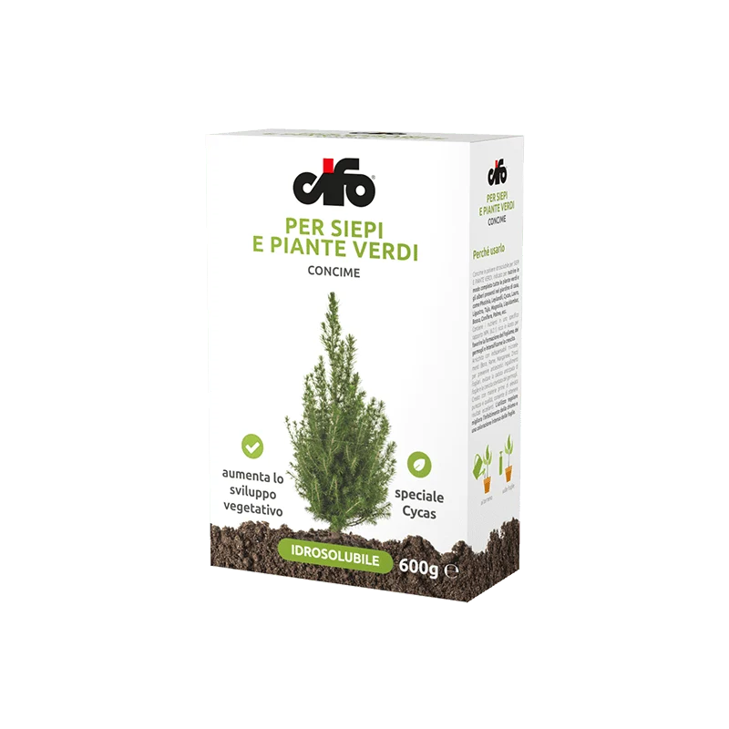 Concime in polvere siepi-piante verdi 600gr